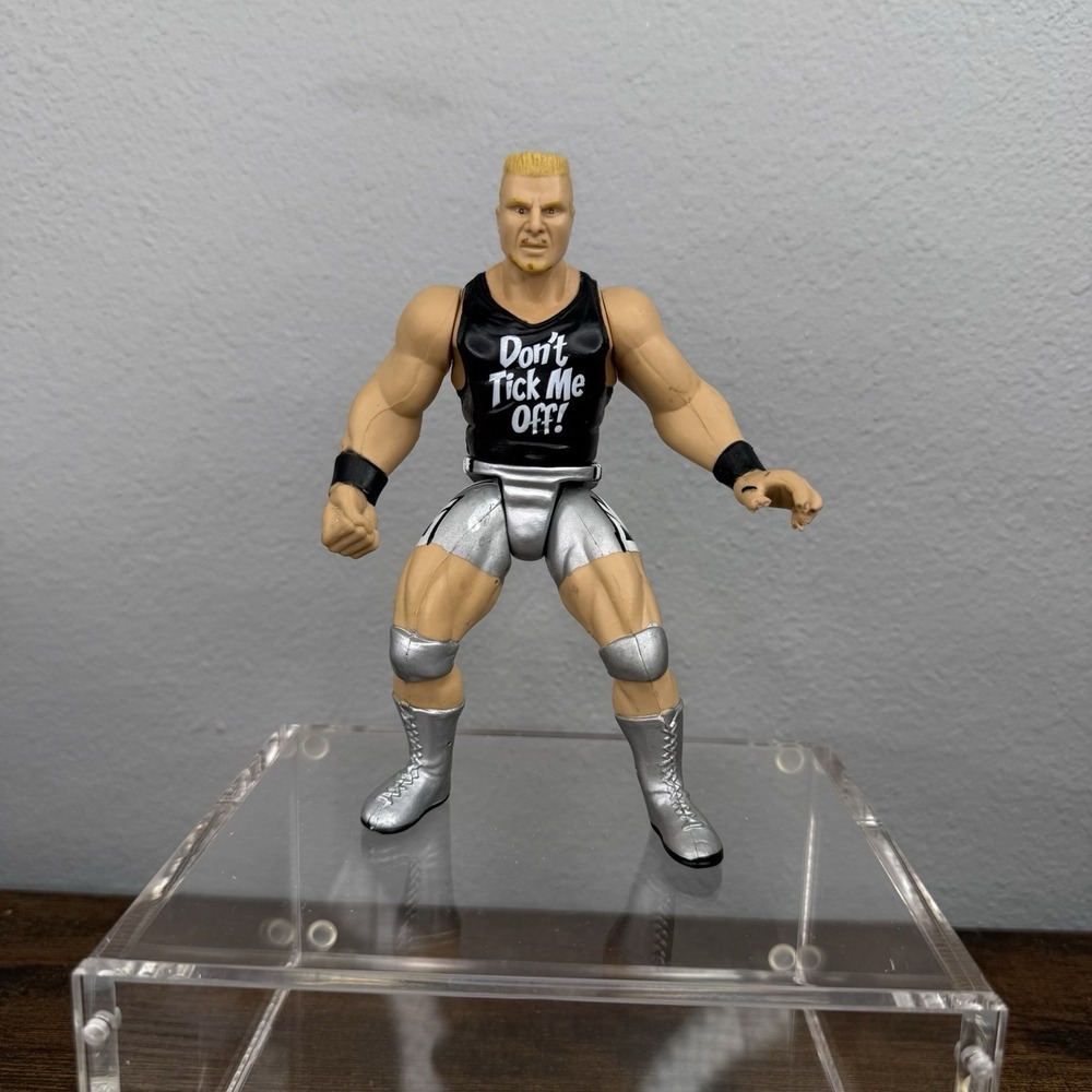 1996 Jeff Jarrett "Don't Tick Me Off!" Jakks Pacific Titan Wrestling Figure WWE
